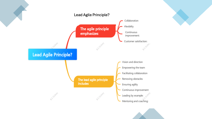 Lead Agile Principle?
