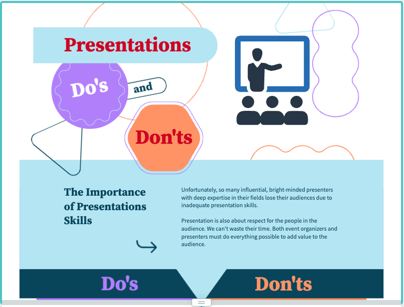 Presentations : Do's and Don'ts