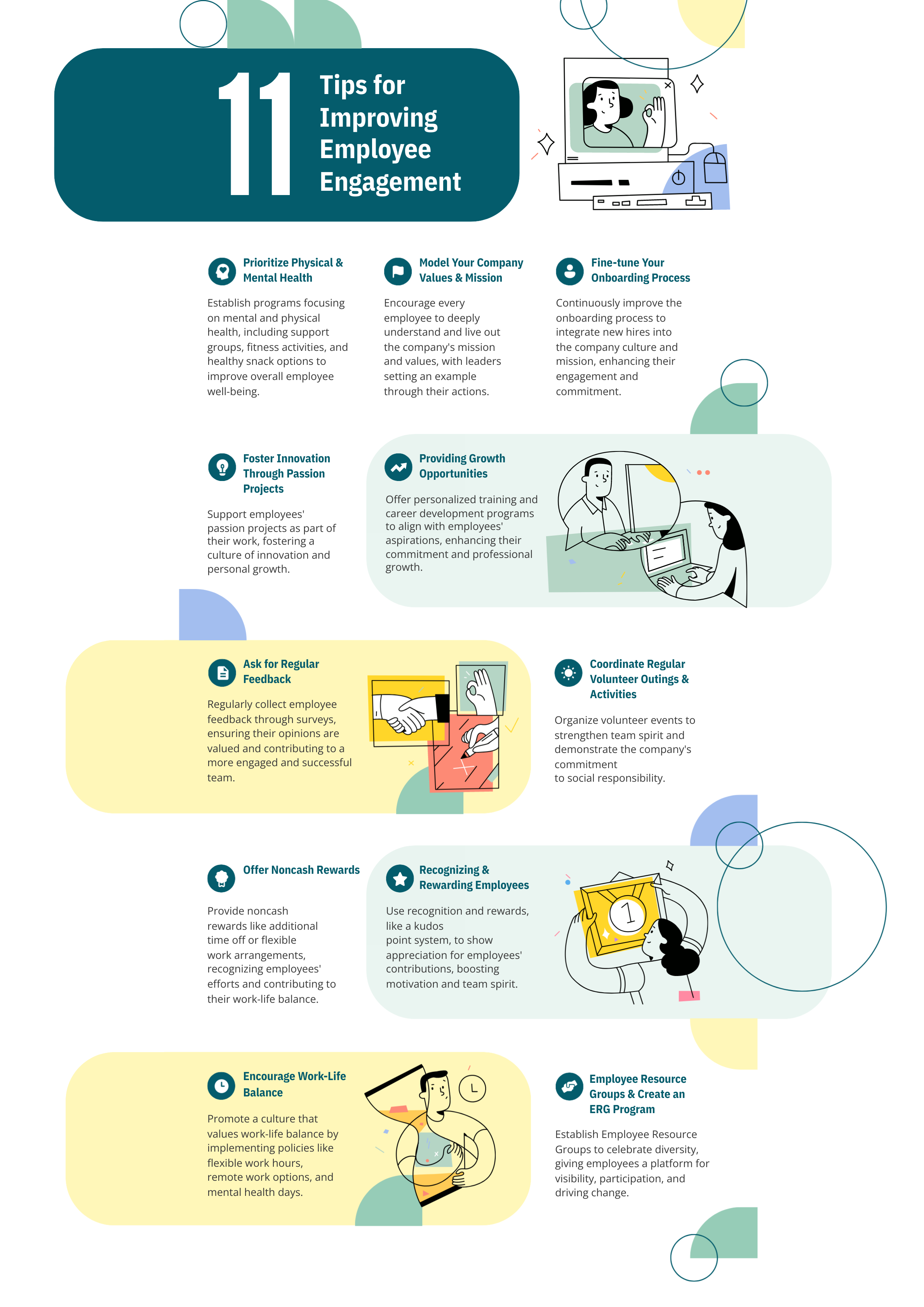 11-Tips for Improving Employee Engagement